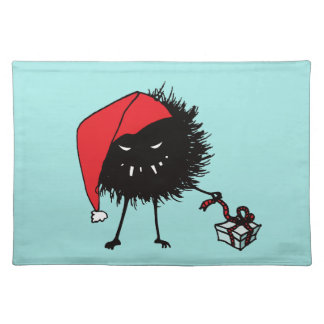 Evil Christmas Bug - Present Cloth Placemat