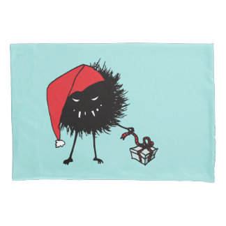 Evil Christmas Bug - Present Pillow Case