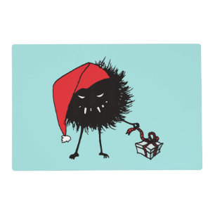 Evil Christmas Bug - Present Placemat