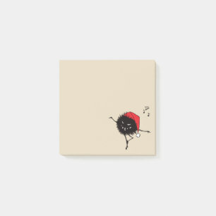 Evil Christmas Bug Singing Post-it Notes
