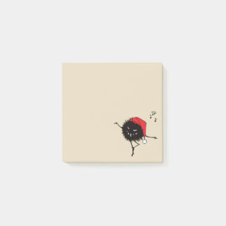 Evil Christmas Bug Singing Post-it Notes