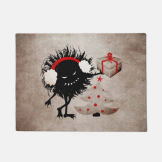 Evil Christmas Bug - Tree And Present Doormat
