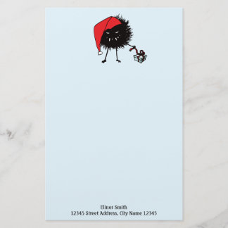 Evil Christmas Bug Unpacking Present Stationery