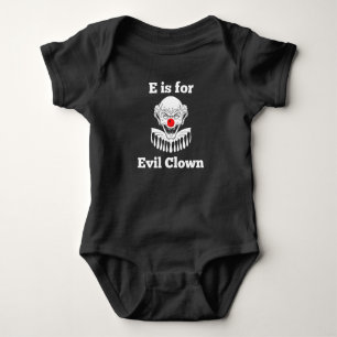 Evil Clown Baby Bodysuit