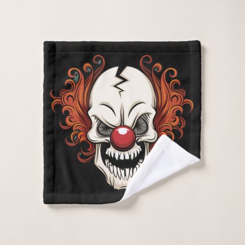 Evil Clown Bath Towel Set