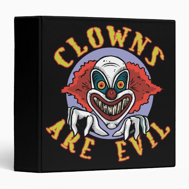 Evil Clown Binder (Front/Spine)