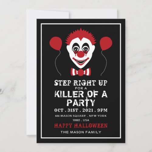 Evil Clown Halloween Party