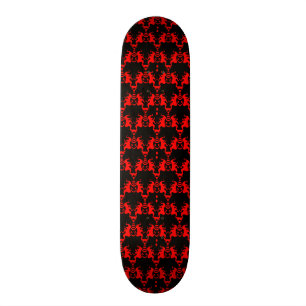 Evil Clown Interlocking Pattern Skateboard