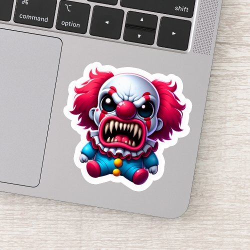 Evil Clown Sticker