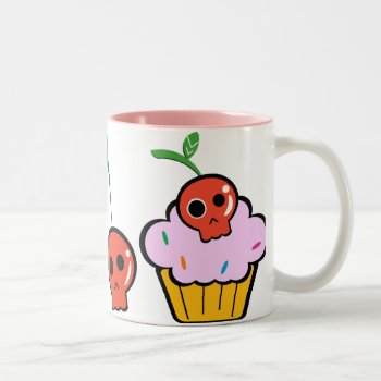 Evil Cupcake And Evil Cherrys Mug by audrart at Zazzle