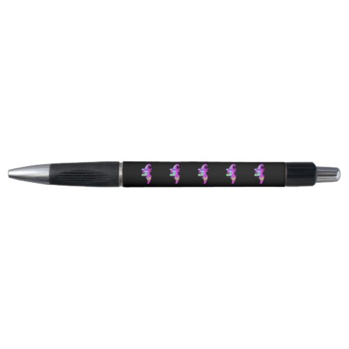 Evil Cute Witch Casting Spell Artwork Pen