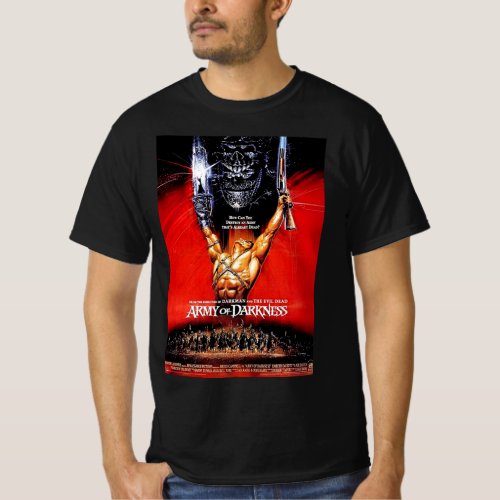 Evil Dead Army Of Darkness Ash Williams Horror 80s T_Shirt