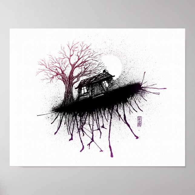 Evil Dead Cabin by Lutz A.D. Poster (Front)