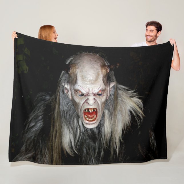 EVIL DEMON FLEECE BLANKET (In Situ)