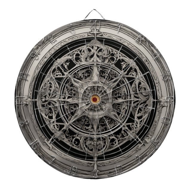 Evil demonic the absolutely most important and sym dart board (Front)