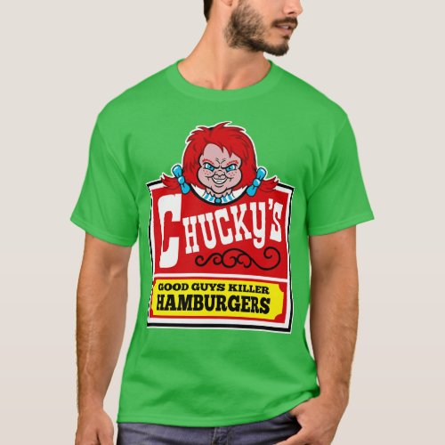 Evil Doll Burgers T_Shirt