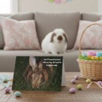 Evil Easter Bunny Angry Scary Funny Greeting Card