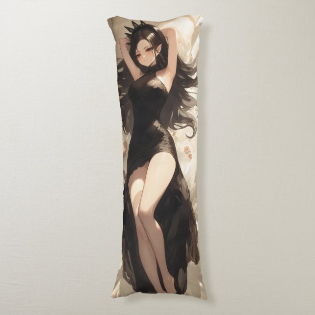 Evil Elf Queen Anime Body Pillow (Front Vertical)