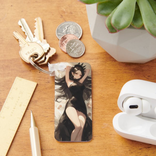 Evil Elf Queen Anime Keychain (Desk)