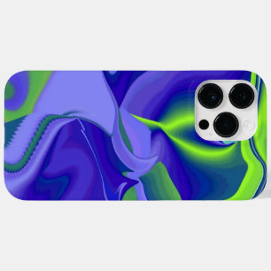 Evil Eye , 3D Abstract in green blue purple Case-Mate iPhone 14 Pro Max Case