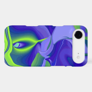 Evil Eye , 3D Abstract in green blue purple iPhone 17 Air Case