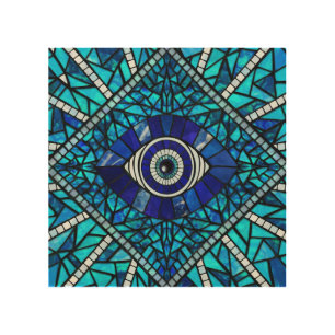 Evil Eye Amulet Mosaic Art