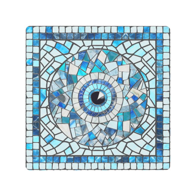 Evil Eye Amulet Mosaic Art (Front)