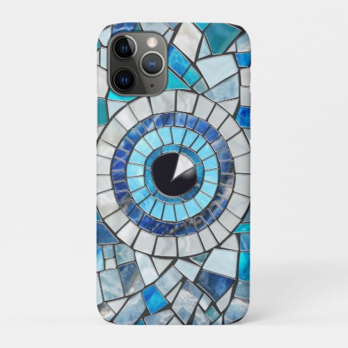 Evil Eye Amulet Mosaic Art iPhone 11 Pro Case