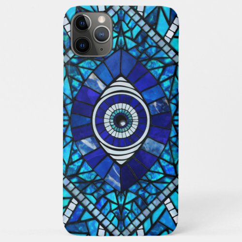 Evil Eye Amulet Mosaic Art iPhone 11 Pro Max Case