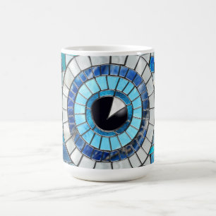 Evil Eye Amulet Mosaic Art Coffee Mug