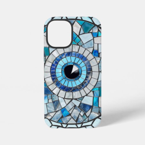 Evil Eye Amulet Mosaic Art iPhone 12 Mini Case