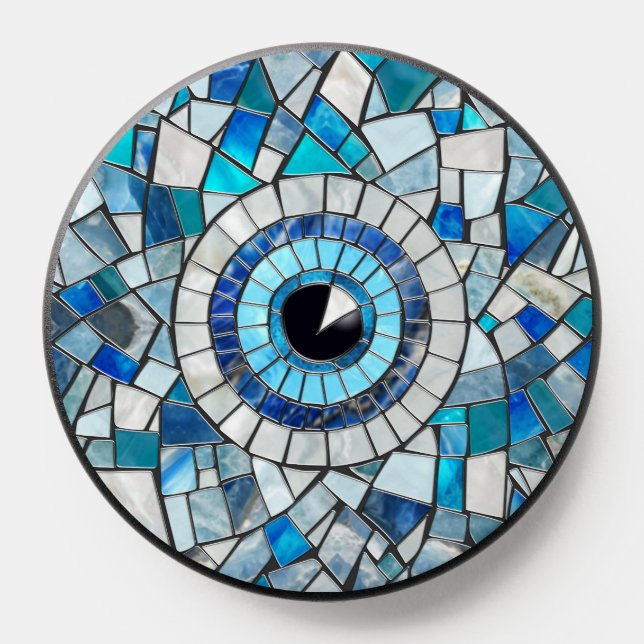 Evil Eye Amulet Mosaic Art PopSocket (Popsocket)