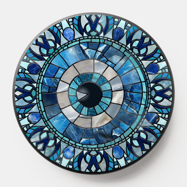 Evil Eye Amulet Mosaic Art PopSocket (Popsocket)