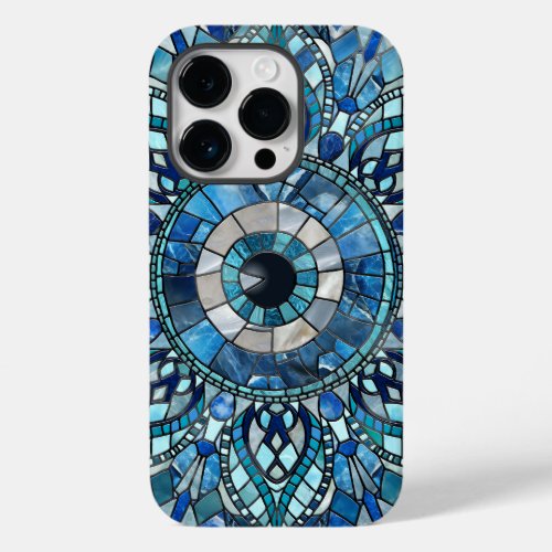 Evil Eye Amulet Mosaic Mandala Art Case_Mate iPhone 14 Pro Case
