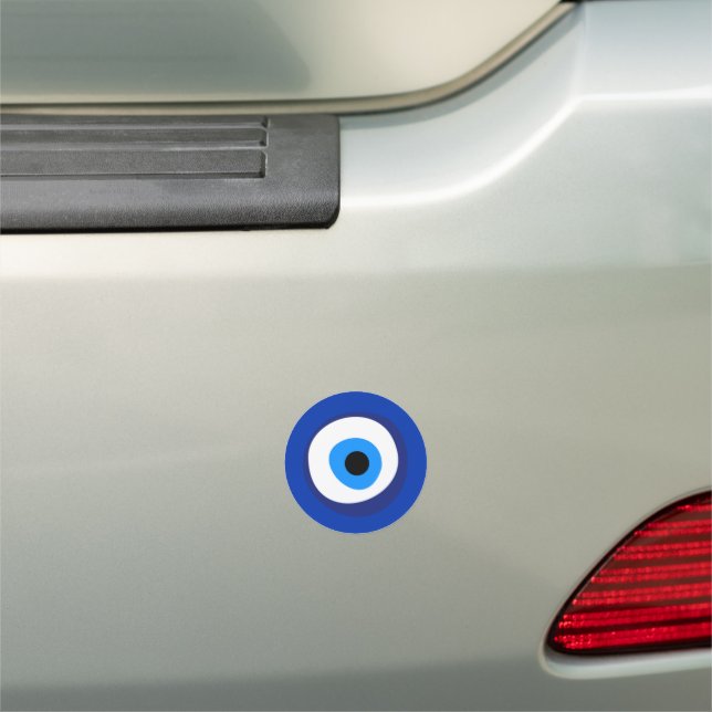 evil eye ancient symbol antiquity talisman superst car magnet (In Situ)