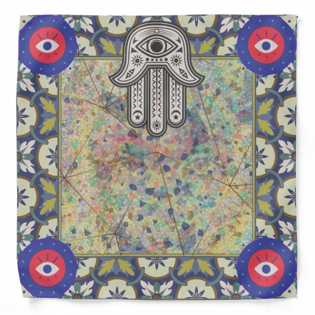 Evil Eye Art Bandana (Front)