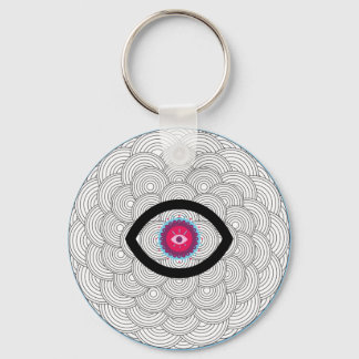 Evil Eye Art Keychain
