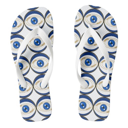 Evil Eye Art Unisex Flip Flops