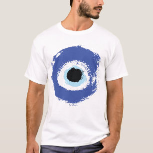 Turkish Eye Christmas Gift Evil Eye Pocket Tee Astrology Adult Graphic Tee Seeing Eye Customizable Unisex Custom Shirt