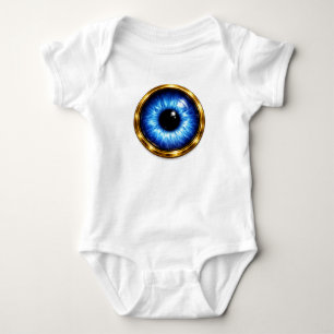 Evil Eye Baby Shirt – Blue Protective Eye Cute Inf