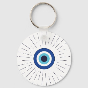 evil eye (blue) keychain