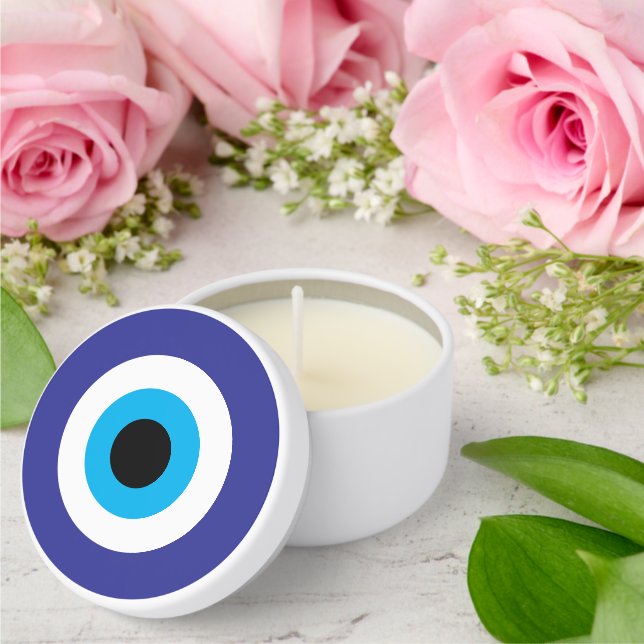 Evil Eye Blue Mati Mini Candle Favors for wedding (Insitu (Wedding))
