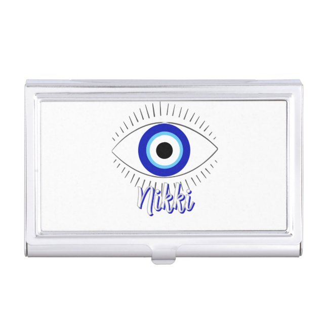 evil eye  business card case (Front)