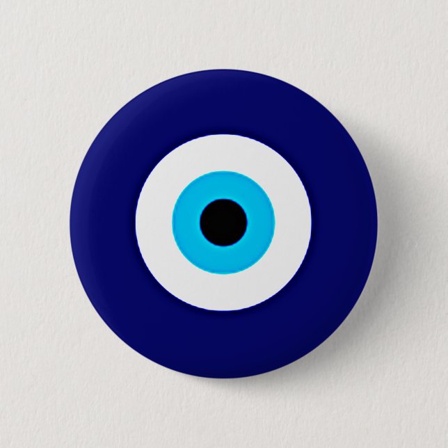 Evil Eye Charm Button (Front)