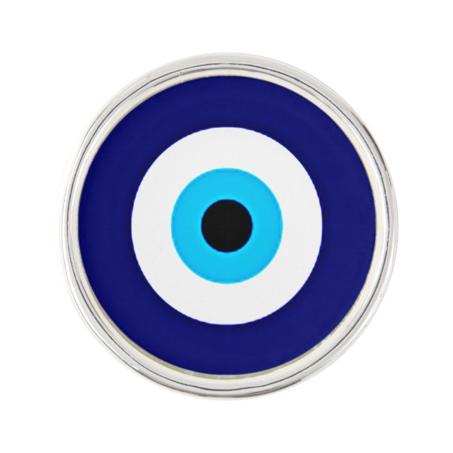 Evil Eye Charm Lapel Pin (Front)
