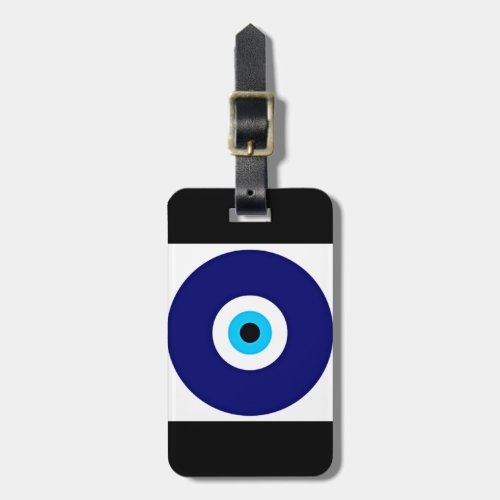 Evil Eye Charm Luggage Tag