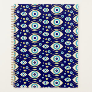 Evil Eye Charm Pattern Planner