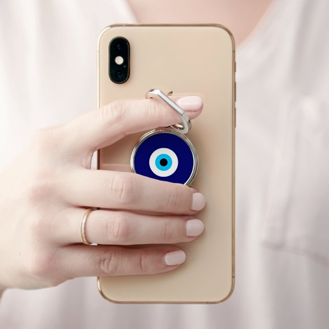 Evil Eye Charm Phone Ring Stand (In Situ)