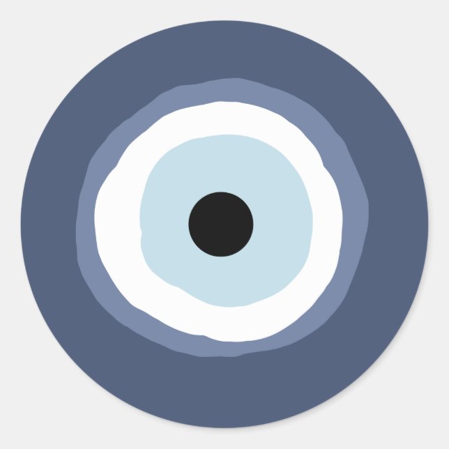 Evil Eye Classic Round Sticker (Front)
