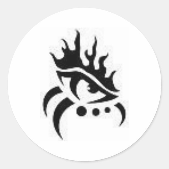 Evil Eye Classic Round Sticker (Front)